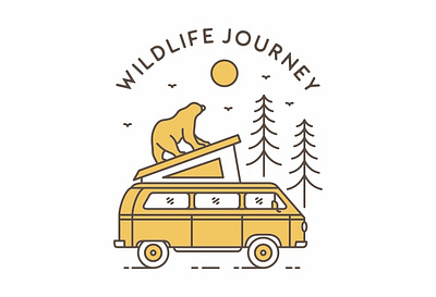 Wildlife Journey 2 adventure animals bear campground camping forest grizzly holiday hunter jungle national park nature outdoors predator summer travel vacation van vehicle vintage