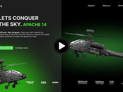 Hero page, Copter branding app branding design graphic design illustration logo typography ui ux vector