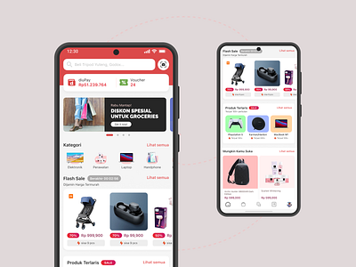 E-Commerce Mobile Application application application ui carousel digital payment ecommerce harman homepage marketplace mobile pay payment ps5 slider speaker ui