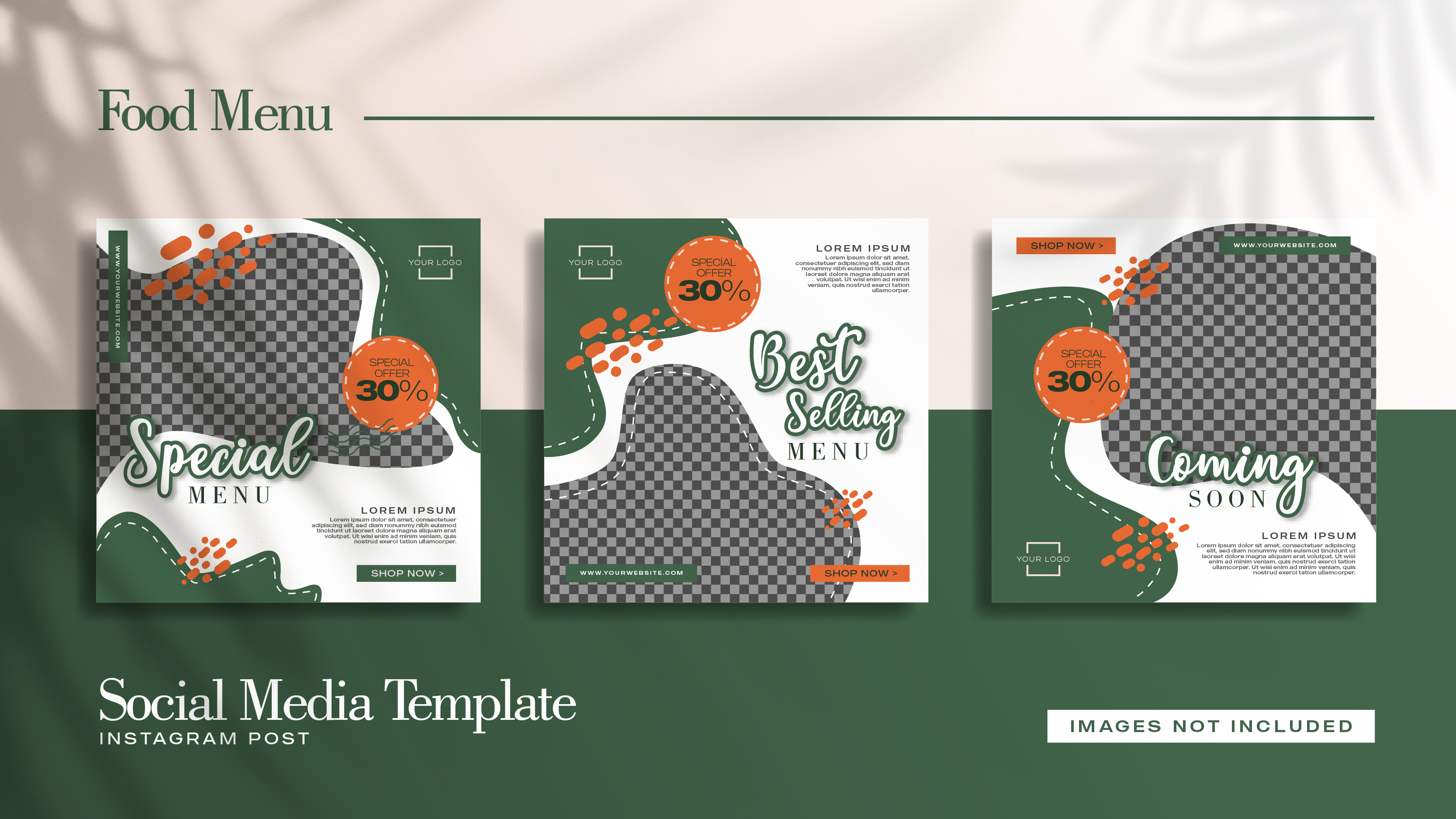 Social Media Post - Food Menu adobe illustrator branding design food menu graphic design illustration instagram instagram post social media post vector