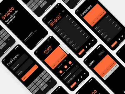 Transify - Banking App for Seamless Transactions! app app design app ui app ux branding design illustration logo tracking app ui