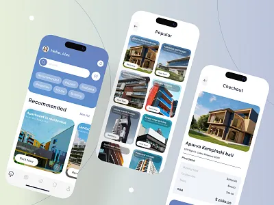 Real Estate App Design agent apartment app design broker building home app house mobile app property real estate real estate app real estate website rent home ui
