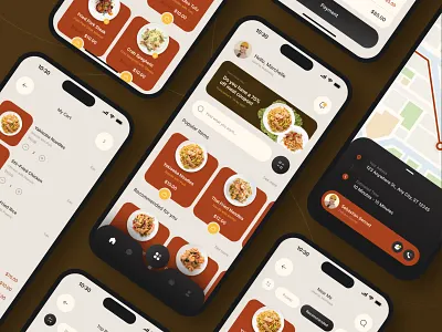 Food Delivery App (FREEBIE) app delivery design food food app food delivery food delivery app graphic graphic design mobile mobile app ui uiux user interface ux