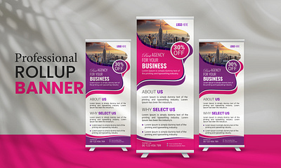 professional Roll up Banner design templates banner business banner corporate creative design design modern design poll up pop up print design roll up rollup banner stand banner x stand