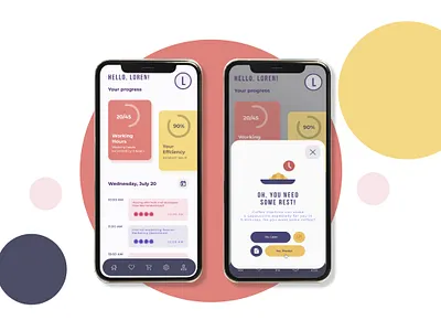 Fitness app Design app ui ux