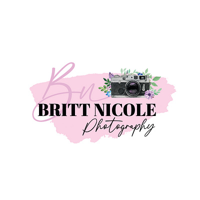 Britt Nicole Logo branding graphic design logo vector