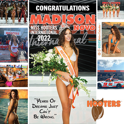 Banner Design for Miss Hooters graphic design