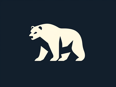Polar Bear Logo animal nanook polar bear