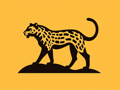 Cheeta Logo animal cheeta