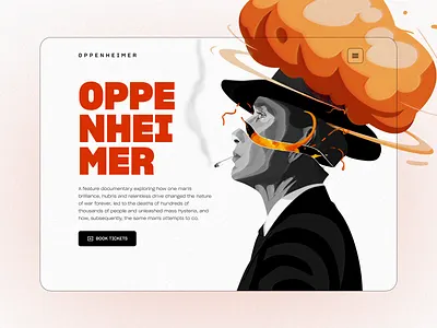 J. Robert Oppenheimer Artwork art atomicbomb design graphic design greatminds illustration jrobertoppenheimer manbehindthebomb nuclearhistory oppenheimer oppenheimerartwork sciencebiography ui vector web wwii