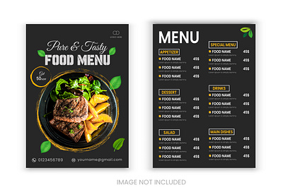 Restaurant Food Menu Design ads delicius food menu delicius menu discount food menu insta instagram post marketing menu design restaurant menu