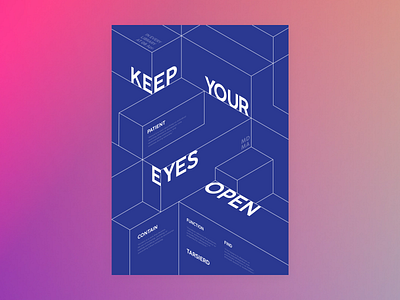 Isometric Typographic Poster designinspiration dribbbleshot isometricdesign isometrictypographicposter visualartistry