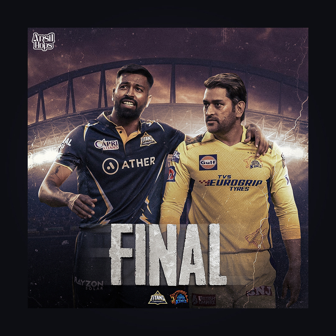 Final Match Poster. Cricket Poster by Ansil X Hops on Dribbble