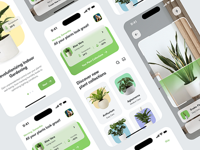Plantae - Smart Plant app app design concept design figma interface mobile plant product design scan smart smart home ui user experience user interface ux