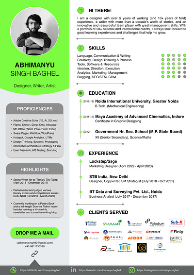 Resume/CV