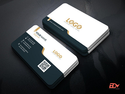 Modern Minimalistic Business card Design branding business card business card design design flat graphic design illustration minimal design modern design simple design typography vector visiting card