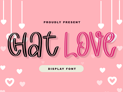 Chat Love Display Font uniquefont