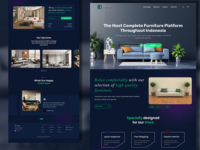 Aesthetic Furniture_Website aesthetic dasboard design designer ecommerce figma furniture interior landing page mobile app sofa tefa ui ui ux uiux user experience user interface ux website