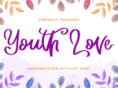 Youth Love Handwritten Font beautiful