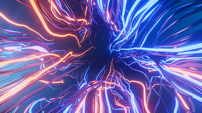Wire the mind - Generative art 3d animation