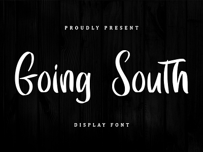 Going South Display Font beautiful