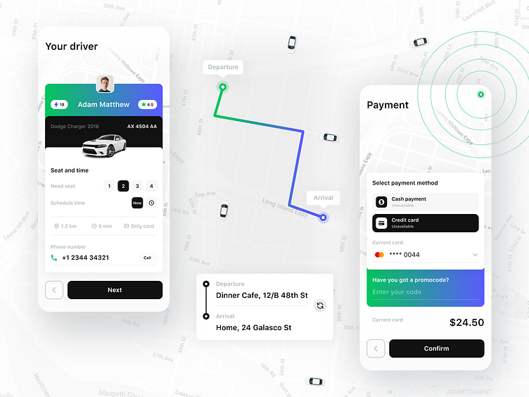 Taxi mobile app 🛞 | Hyperactive by Hyperactive Mobile App for ...