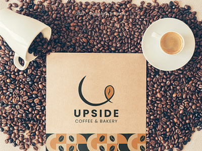 Coffee Shop Logo Design - Upside Coffee Need a Logo? Contact me brand design branding coffee coffee shop logo design logo design visual identity