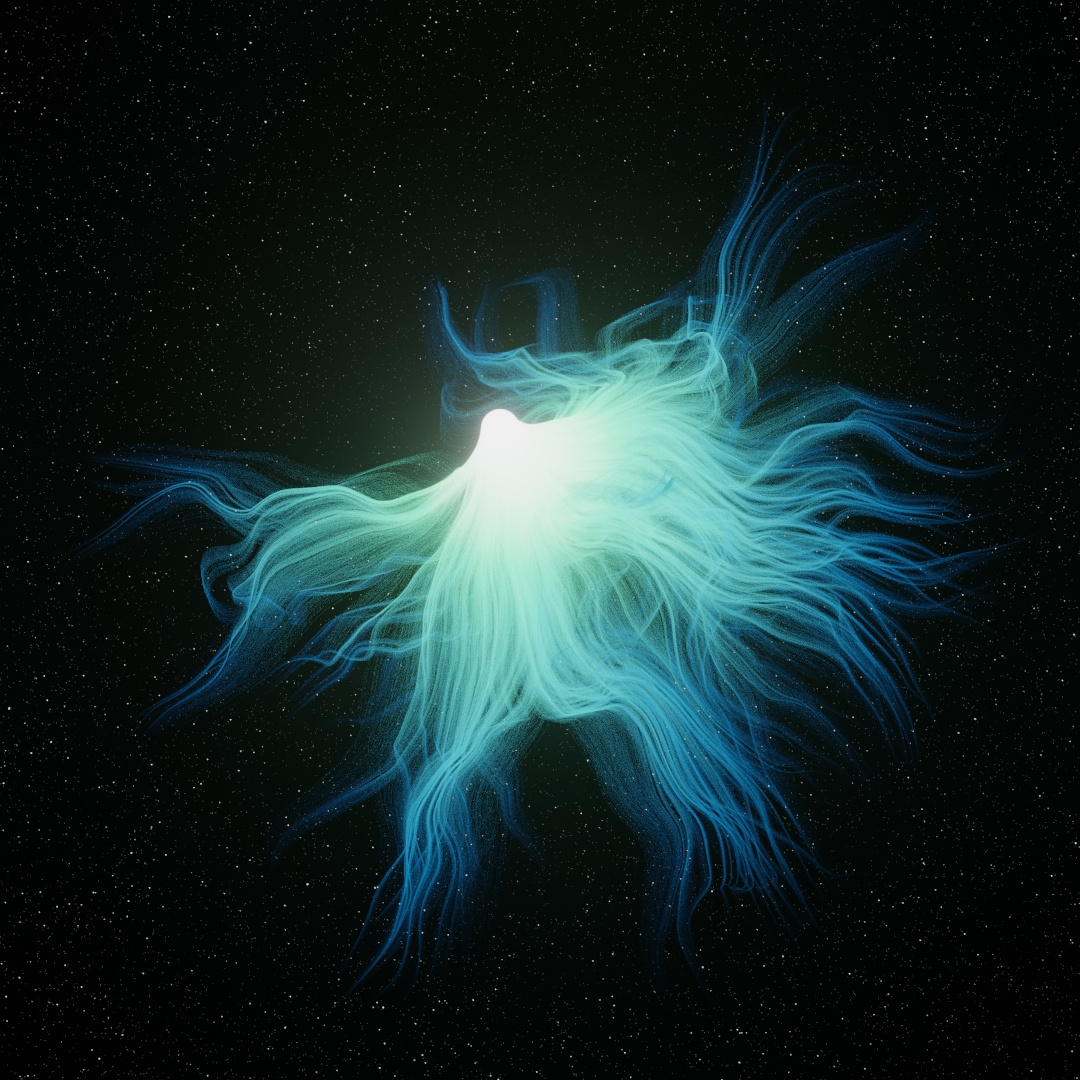 Stardust 3d abstract blender cycles experimental particles render sci fi space spiritual stars