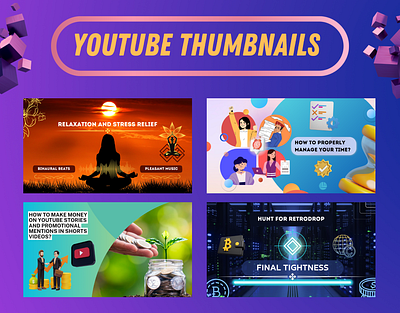 YouTube thumbnail | Превью для видео на YouTube graphic design thumbnail youtube thumbnail