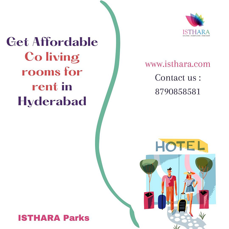 Get Affordable Co living rooms for rent in Hyderabad by Rachel Hall on