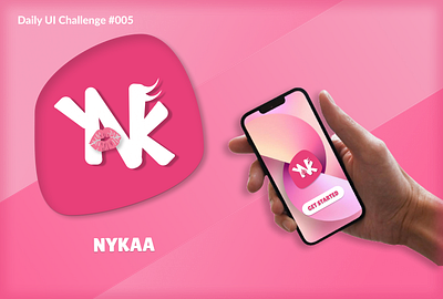 Nykaa Logo Redesigned ! app branding dailyui design graphic design illustration logo ui ux vector