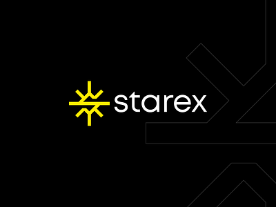Starex Logo brand identity branding creative future geometric letter s lettermark logo modern nova star starex sun technology