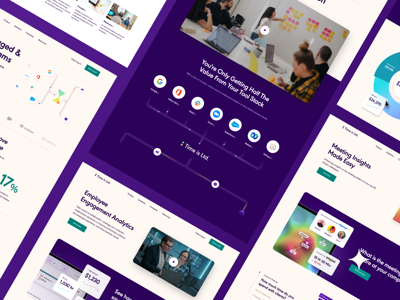 Time is Ltd. – Website animation brand branding design graphic design illustration logo ui ux wondermakers