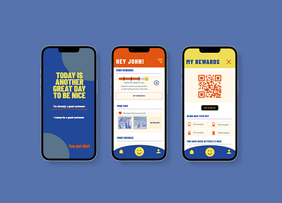 NICE (App UI) animation app appdesign brandidentity branding campaign creativedirection design figma graphic design illustration interactiondesign logo productdesign productdesigner typography ui ux vector webdesign