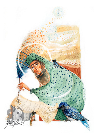 St. Jacob the Chozebite illustration