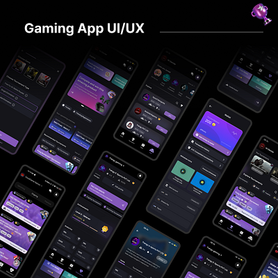 Gaming app UI/UX app design gaming ui ux visual
