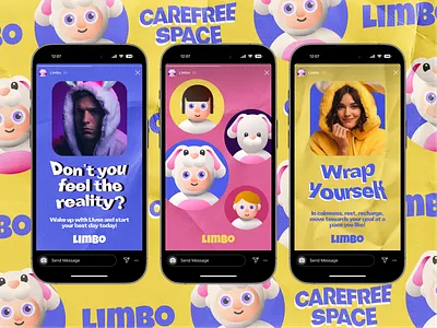 Branding - Meditation app app branding design graphic graphic design illustration instagram ios konturpasha logo poster stories telegram stories typography ui