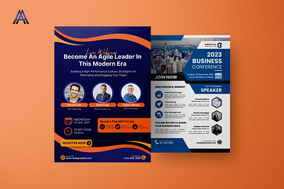 Business Webinar or Conference Poster adobe photoshop editing flyer flyer design graphic design picture editing poster poster design