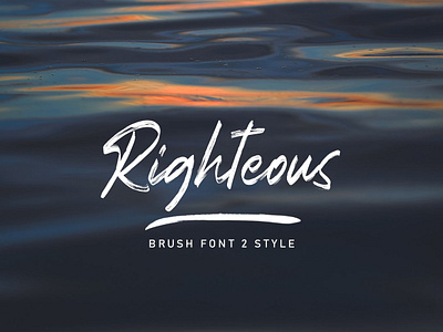 Righteous - Handwritten Typeface app branding design graphic design illustration logo typography ui ux vector