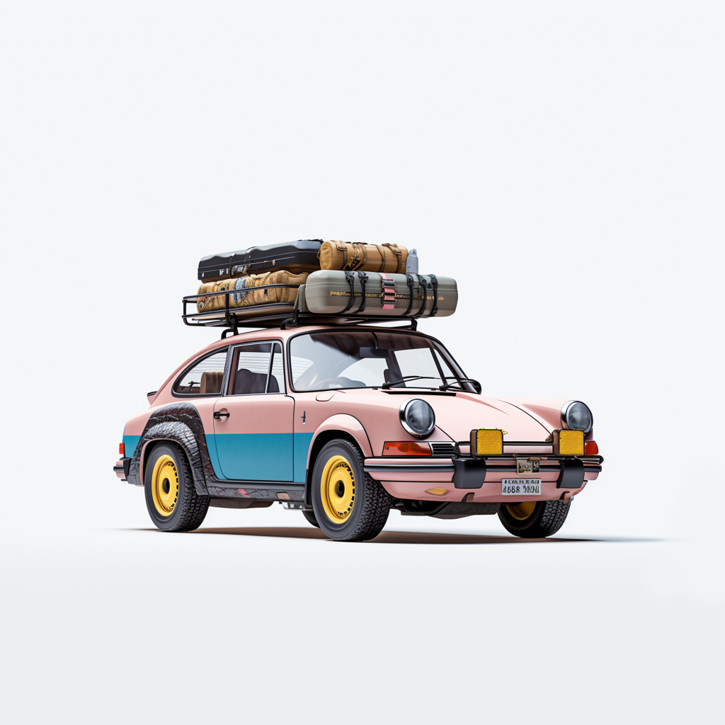 Porsche 911 Safari Midjourney 3d ai car midjourney model peter tarka porsche