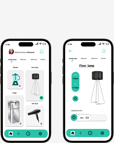 Smart home app bestfigmadesigns ios iphone14 simple design smarthome ui