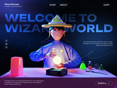 Mystical Marketplace animation branding design desire agency ecommerce graphic design homepage illustration landing landing page logo marketplace motion motion graphics platform product ui web web design web ui