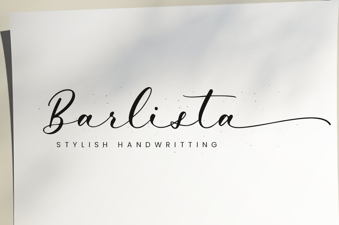 Barlista - Calligraphy Font app branding design graphic design illustration logo typography ui ux vector