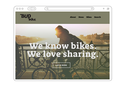 BUDbike Website app appdesign brandidentity branding design graphic design illustration logo productdesigns typography ui ux vector webdesign