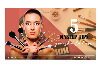 Social Media Design fashion graphic design makeup social media youtube thumbnail