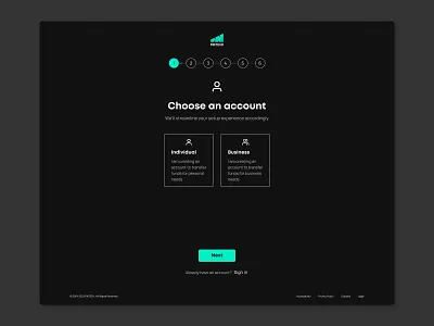 Sign Up Form for Fintech branding design ui uiux ux web design