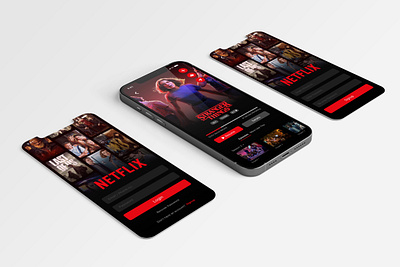 Netflix Screens UI Redesign digitaldesign graphic design netflix productdesign redesign ui uiux userinterface