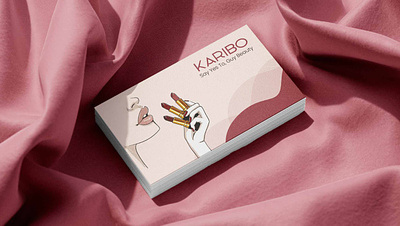 Karibo Cosmetics branding graphic design logo