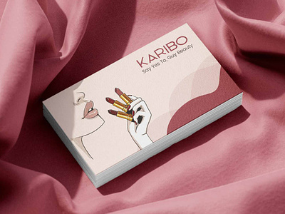 Karibo Cosmetics branding graphic design logo