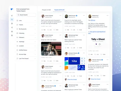 Search Tweet - Twitter Lead Generation dashboard lead generation saas search search twtitter timeline tool tweet twitter